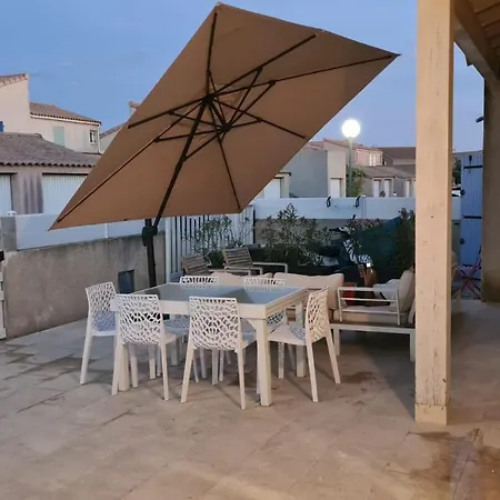 Villa 6 Personnes Dans Residence Avec Piscine Portiragnes Buitenkant foto